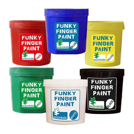 Funky Finger Paint Set