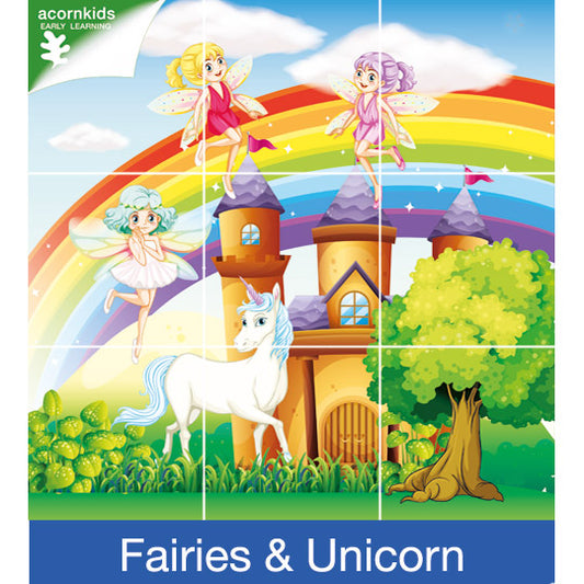 Bath Puzzle - Fairies & Unicorn