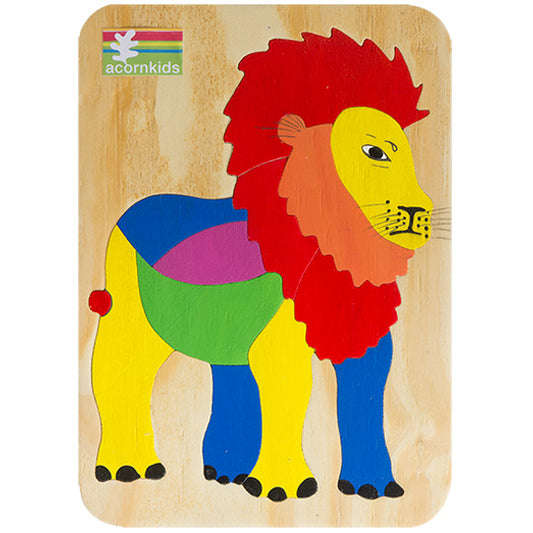 Wood Puzzle - Leo Lion