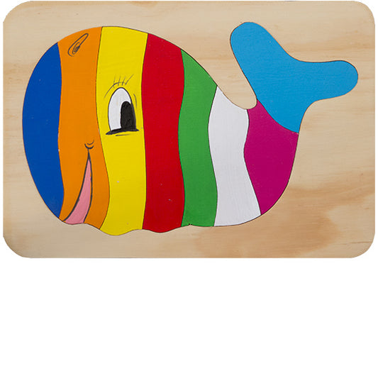 Wood Puzzle - Wilson Whale