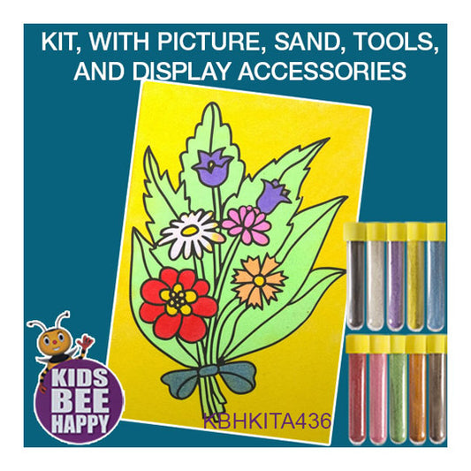 C: Sand Art Kit (A4) - FLOWERS