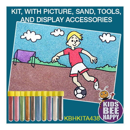 C: Sand Art Kit (A4) - BOY FOOTBALLER