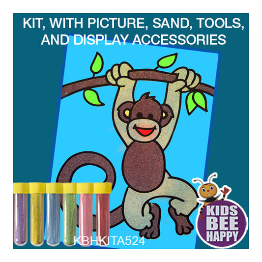 B: Sand Art Kit (A5) - MONKEY