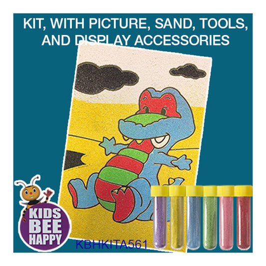 B: Sand Art Kit (A5) - CROCODILE