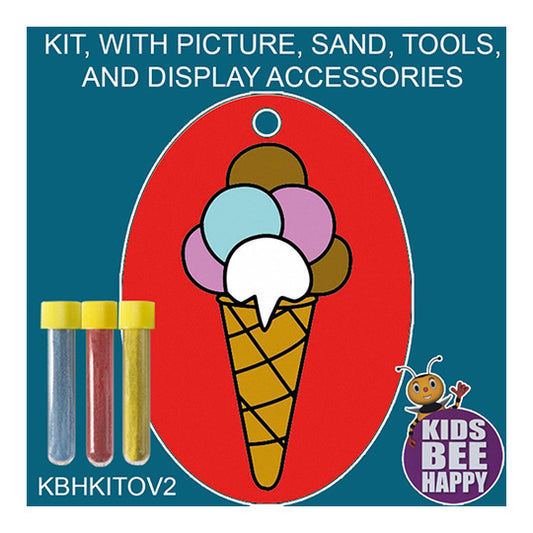 A: Sand Art Kit (Oval) - ICE CREAM