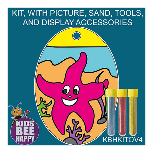 A: Sand Art Kit (Oval) - STAR FISH