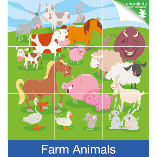 Bath Puzzle - Farm Animals