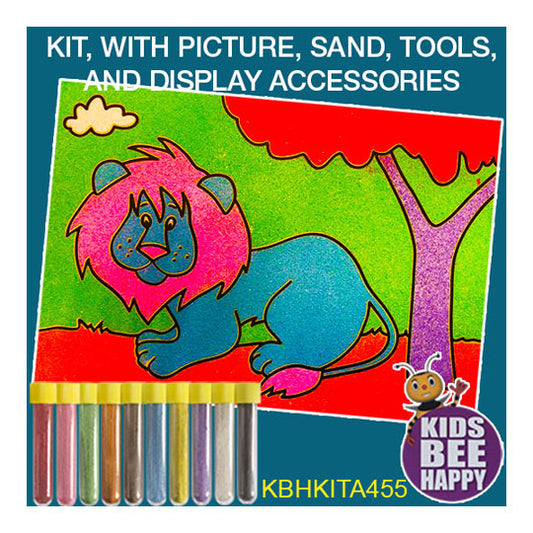 C: Sand Art Kit (A4) - LION